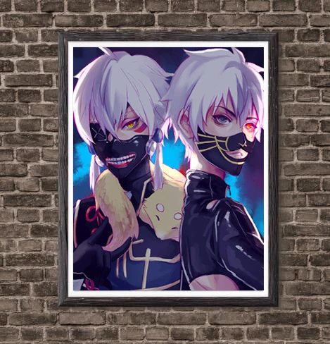 Анимэ Tokyo Ghoul тема вентилятор художественный постер картина картины обои декор