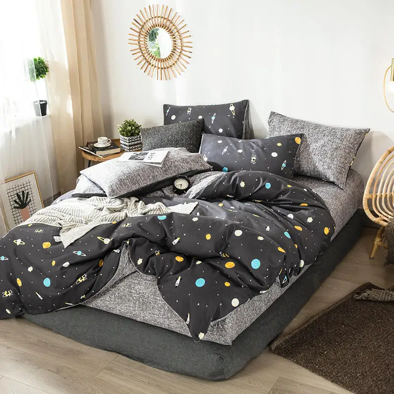 Реверсивный набор постельных принадлежностей пасторальный пододеяльник для