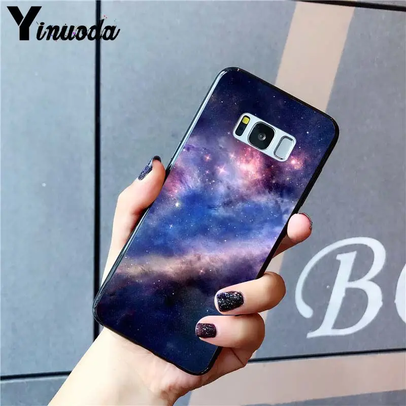 Yinuoda Космос для galaxy Вселенная звезда Темный чехол телефона Samsung Galaxy S9 S20 S10 Plus S10E S6 S7