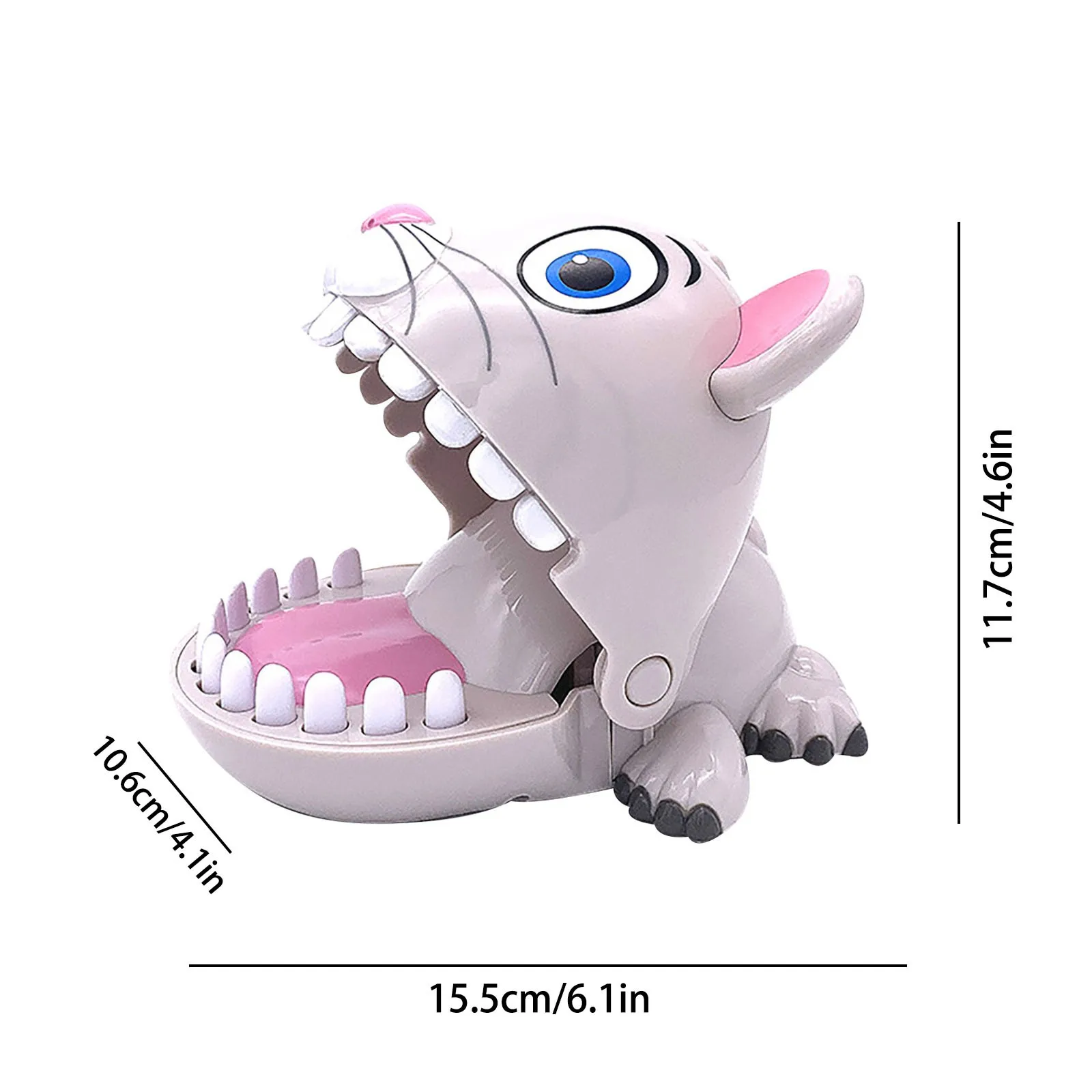 

Biting White Animal Toy Kids Biting Finger Game Snowman Panda Mouse Toys for Boys and Girls Puzzle Games Childrens Funny Gift