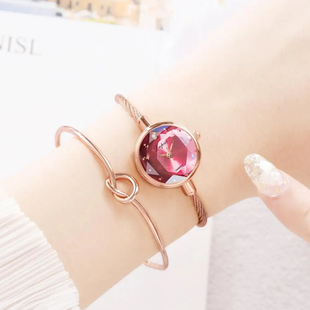 Часы наручные LVPAI женские кварцевые роскошные брендовые со стальным мини