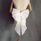 Свадебное платье Mingli Tegnda с бантом для невесты элегантные аксессуары из органзы отдельные двойные узлы изготовленный на заказ пояс для невесты