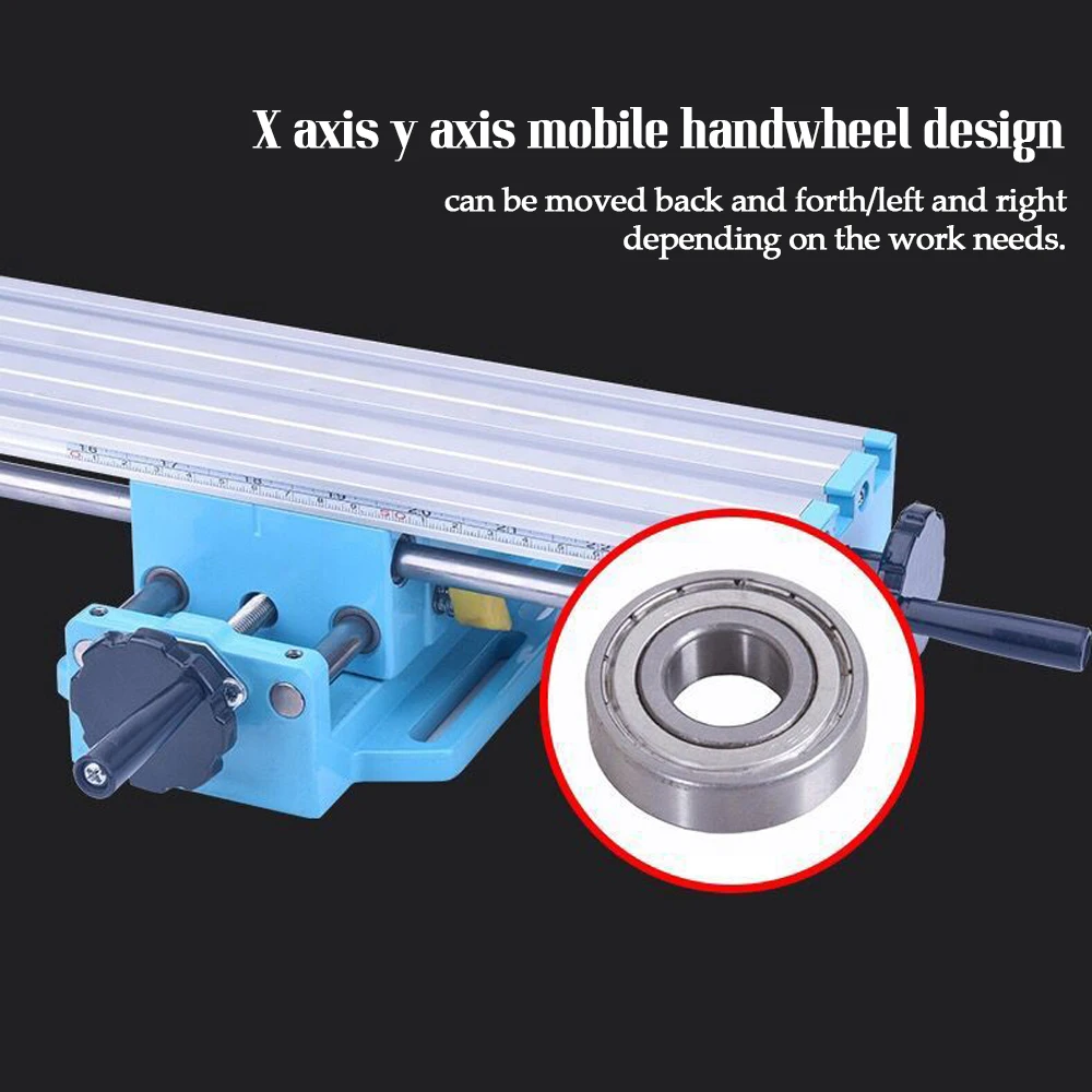 

Mini Accuracy Milling Table Workbench Mill Machine Vise Multifunctional Assisted-bench Boring Positioning Cross-Adjustment