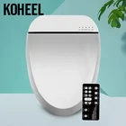 Электрическое интеллектуальное сиденье для биде KOHEEL, подогрев, сиденье со светодиодной подсветкой, интегрированное детское сиденье для унитаза