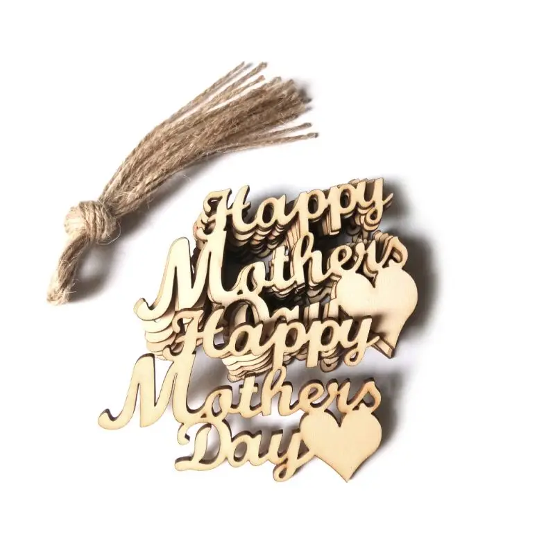 10 шт. деревянные подвесные знаки на День Матери | Дом и сад