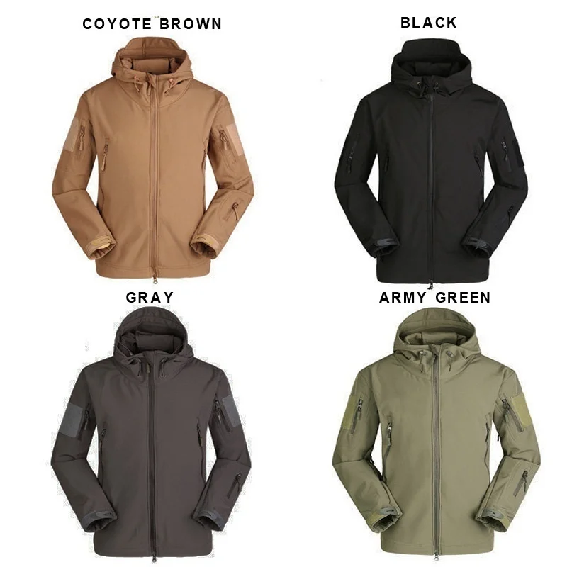 

V4 Военная тактическая куртка с мягкой оболочкой для спорта на открытом воздухе походов охоты армии спецназа тренировок водонепроницаемая ...