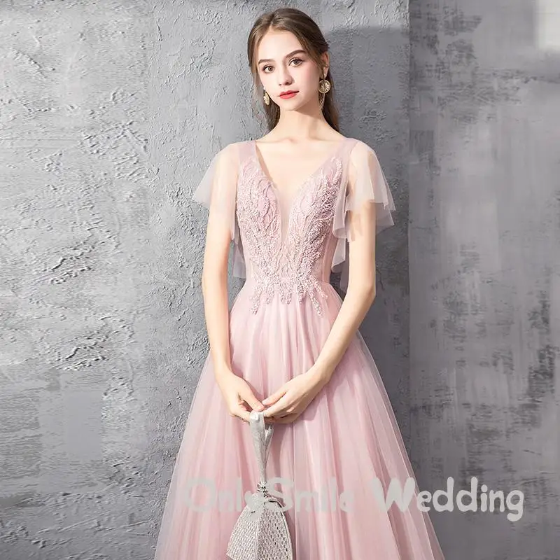 Бисерные вечерние платья роскошное Тюлевое ТРАПЕЦИЕВИДНОЕ бисерное платье с