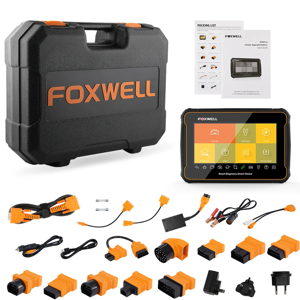 Диагностический инструмент Foxwell GT60 Plus для диагностики автомобиля инжектор SAS EPB DPF
