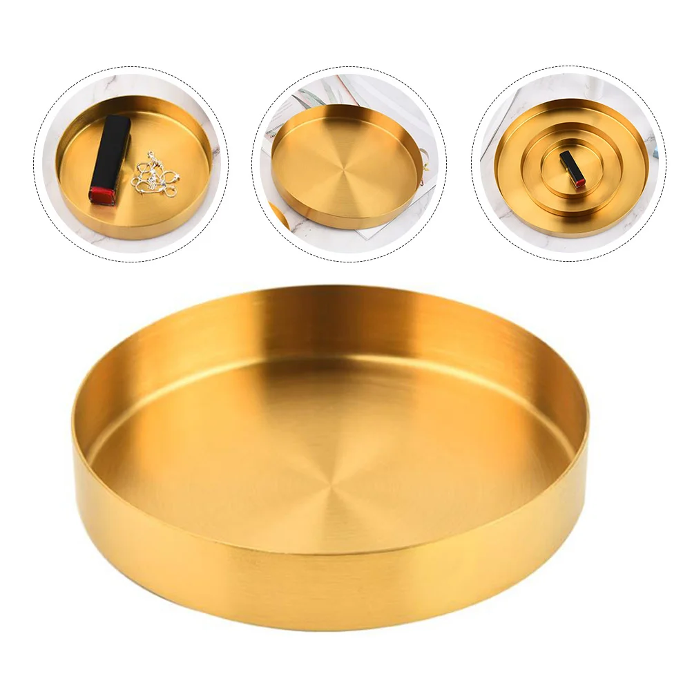 

Поднос для косметики из нержавеющей стали, поднос для хранения ювелирных изделий, поднос для туалетного столика