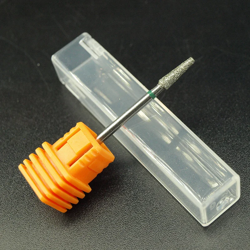 EasyNail ~ 1 шт. плоская конусная Алмазная фреза для ногтей пилки электрическая дрель