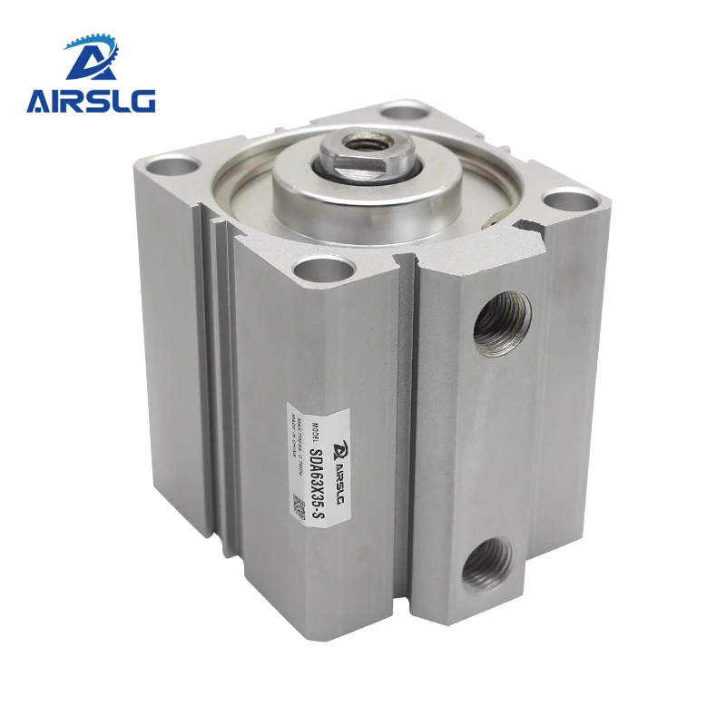 

SDA20-S Type Stroke 5-100mm Bore 20mm SDA20 double acting cylinder pneumatic air cylinder piston pneumatic compact air cylinders