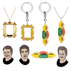 Американский ТВ показать брошка Друзья Pin Центральная кофейня Кофе ВРЕМЯ фоторамка значков на булавке для лучших друзей, эмаль llavero, ювелирные изделия в качестве подарка