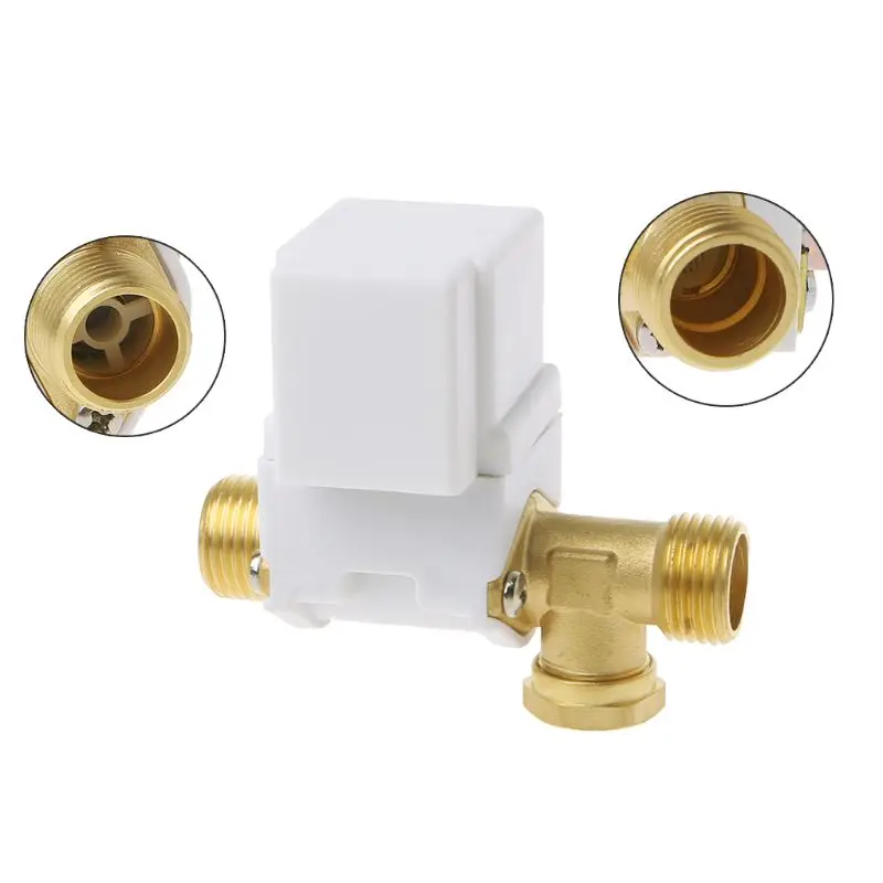 

AC New 220V 1/2" Electric Solenoid Valve For Water Air N/C Normally Closed