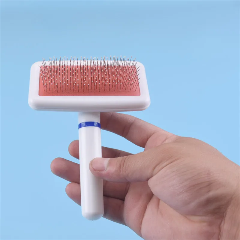 

Flat needle comb white comb cat and dog supplies pet supplies dog hair brush teddy bichon dog brush