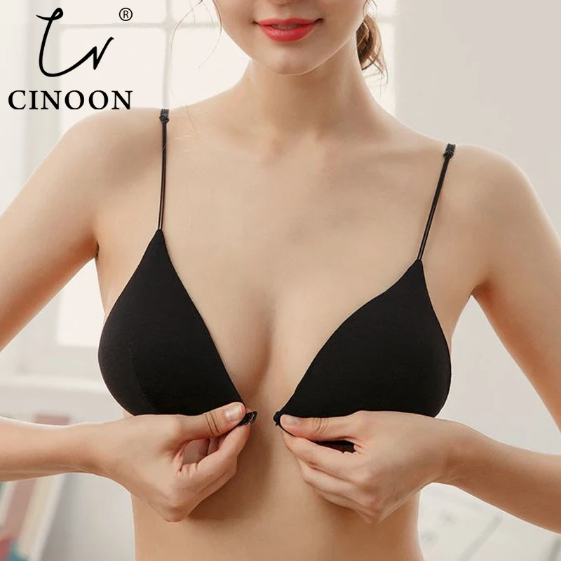 

Бюстгальтер пуш-ап женский с застежкой спереди, пикантное модное нижнее белье для девушек, удобный дышащий Бралетт без стальных колец