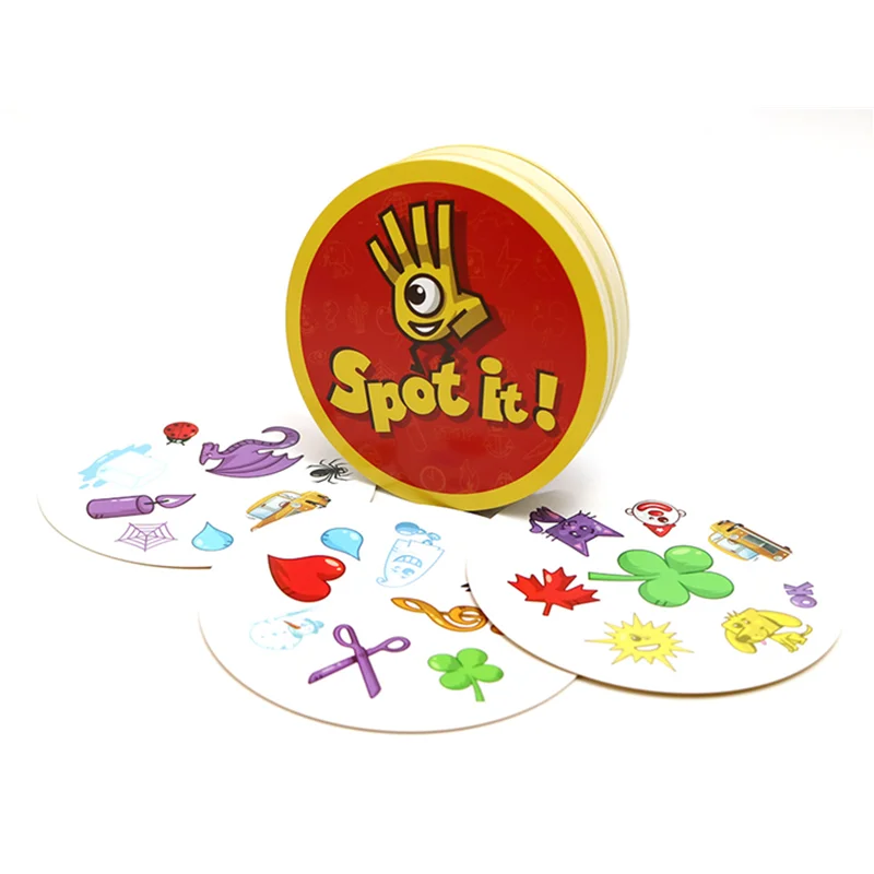 Вечерние настольные игры XinChen spot it and dobble подарочные для детей семейные вечерние