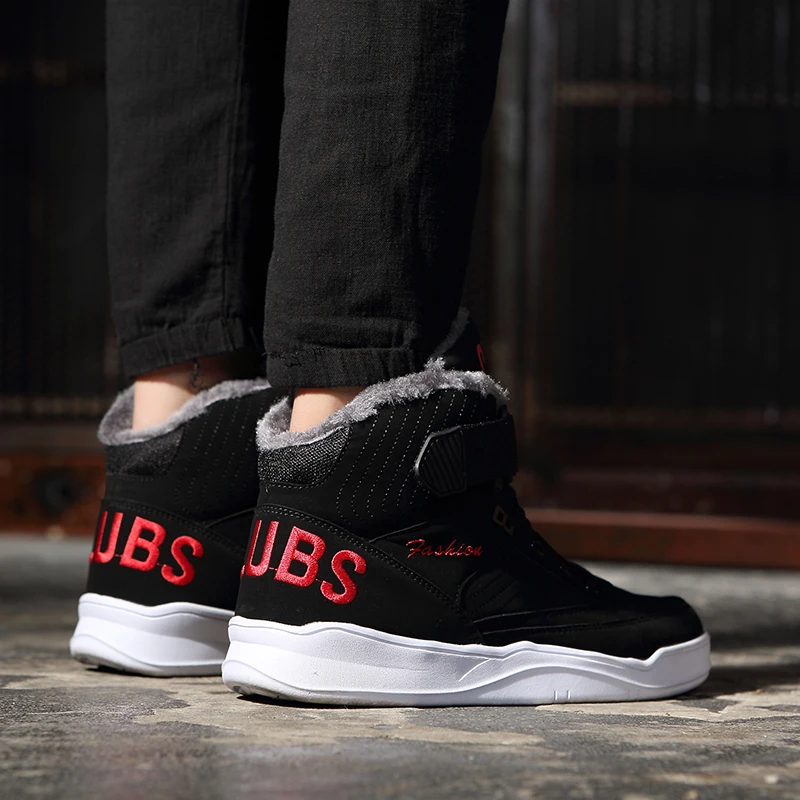 

Snow Boots Sport Casual Shoes Men Mens Boots Leather Men's Winter Footwear Sneakers Home Zapatos Casuales Para Hombre For