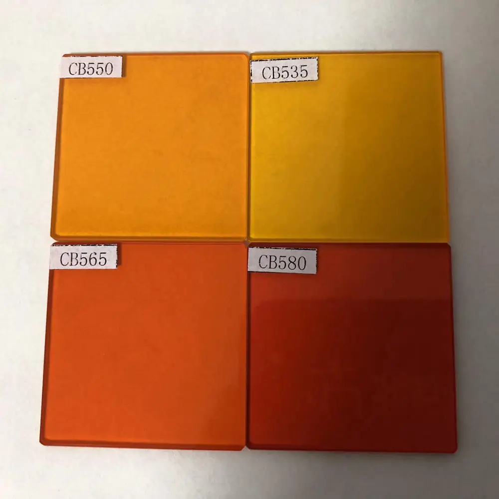 

size 50x50mm total 10pcs samples JB400 420 450 470 490 510 and CB535 550 565 580 color filters
