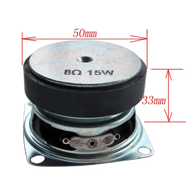 Комплект из 2 предметов дюйма мини Портативная аудио колонка 4/8Ohm 8/15W полный