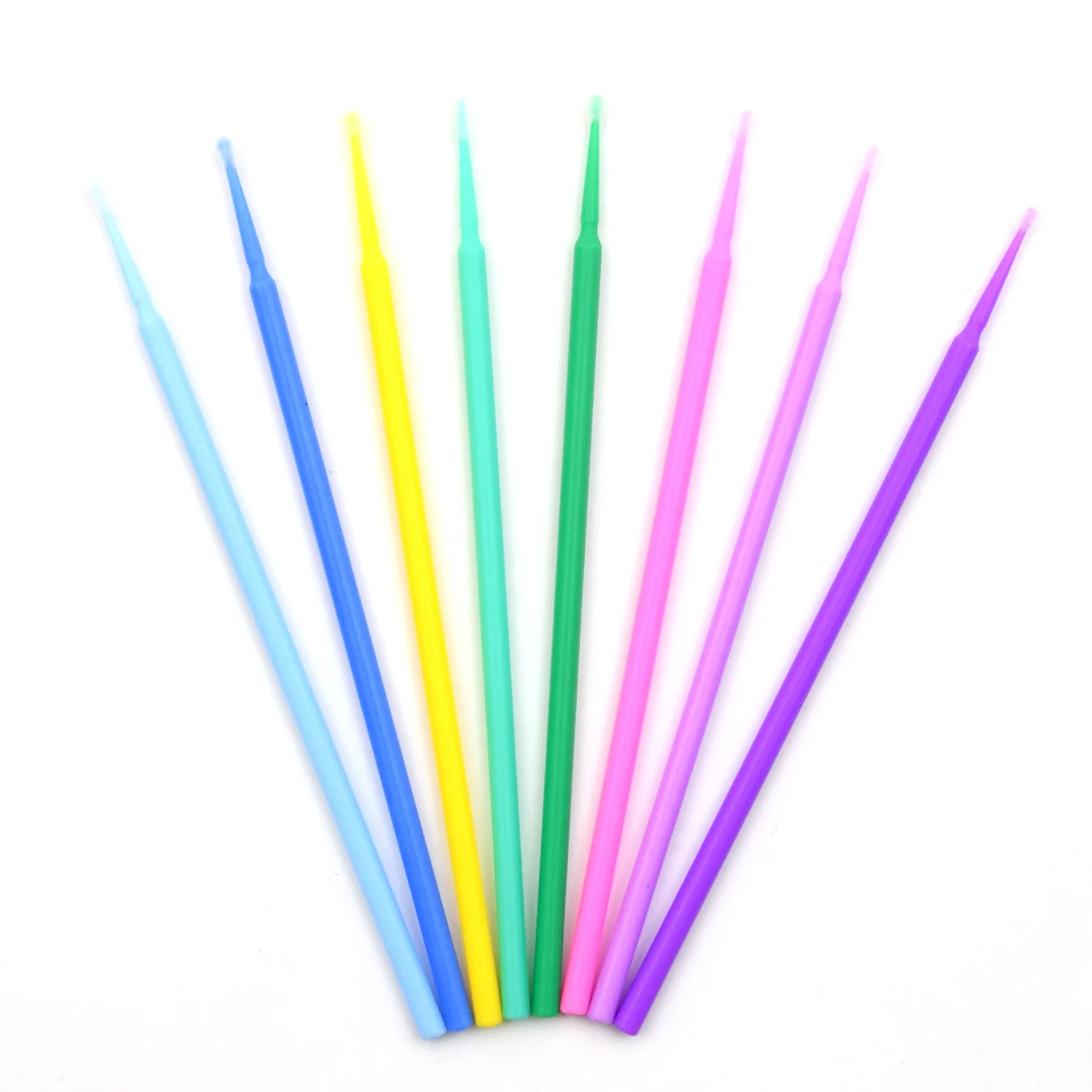 100 штук пакет visofree прочные Микро одноразовые кисти для наращивания ресниц