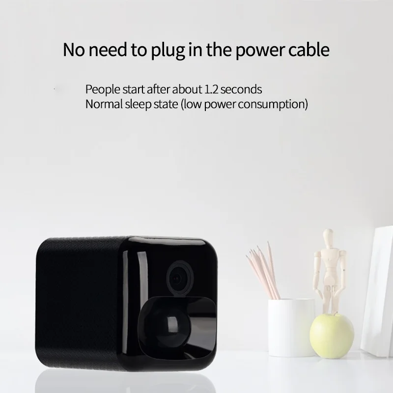 

Wifi 1080P HD Camera PIR Sensor Rechargeable Battery IP Camera Wireless Security Surveillance Night Vision Mini Cam