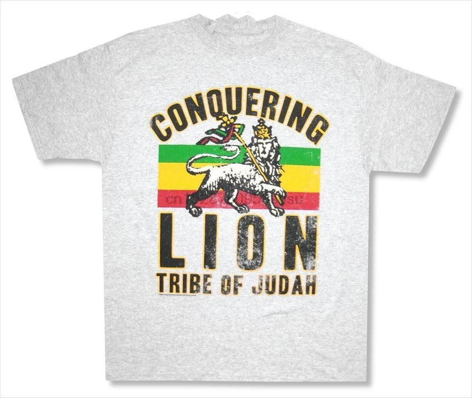 Zion Rootswear Tribe Of Judah серая футболка с изображением Льва новая брендовая одежда Rasta Bob