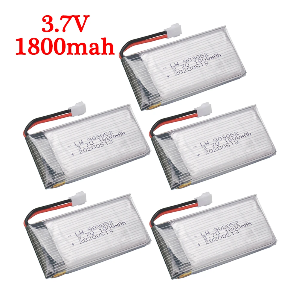 3 7 в 1800 мАч 903052 литий-полимерный аккумулятор для Syma X5 X5C X5SW X5SC X5S X5SC-1 M18 H5P Запчасти