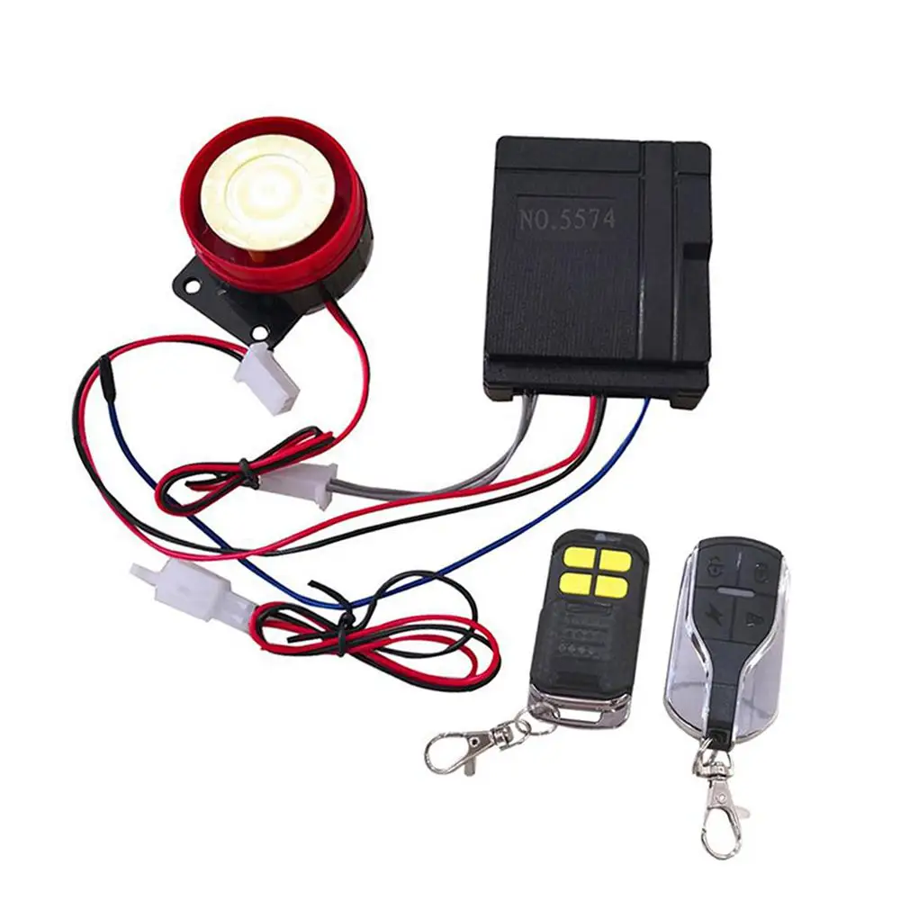 

HiMISS 12V Scooter Car Motorcycle Alarm System Lock Motorbike Anti Theft Horn Alarm Warner Security System
