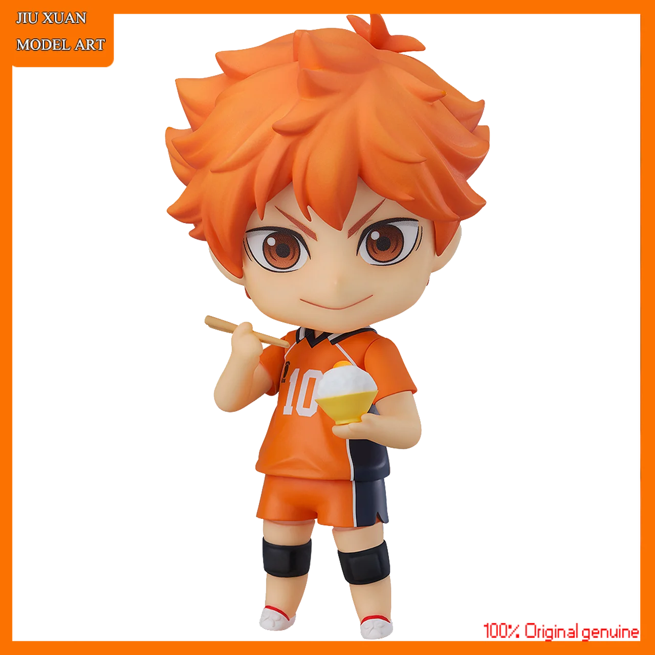 

100% Original: Shoyo Hinata #1411 Q version figma Action Figure Anime Figure Model Toys Figure Doll Gift from Anime Haikyuu!!