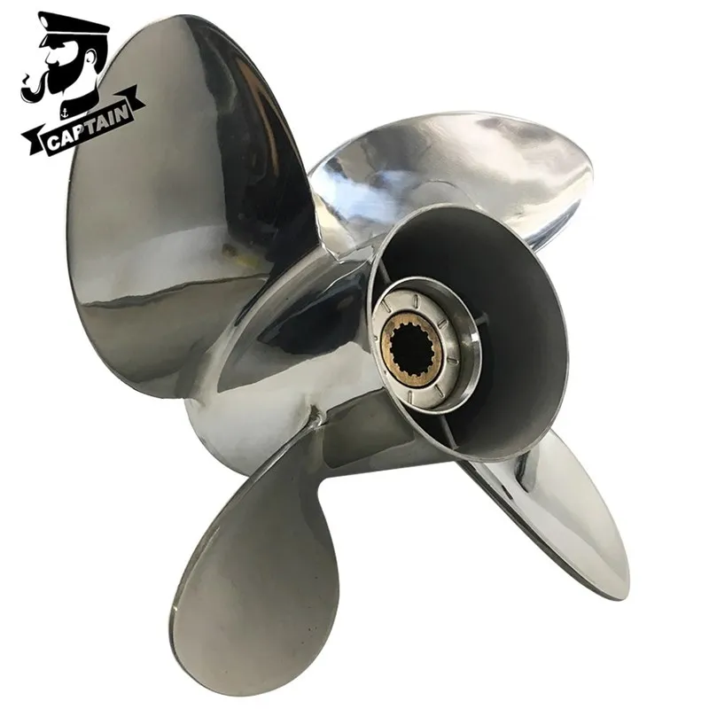 Подвесные двигатели Captain Propeller 13X19 Fit Tohatsu 75HP 90HP 115HP 120HP из нержавеющей стали 15