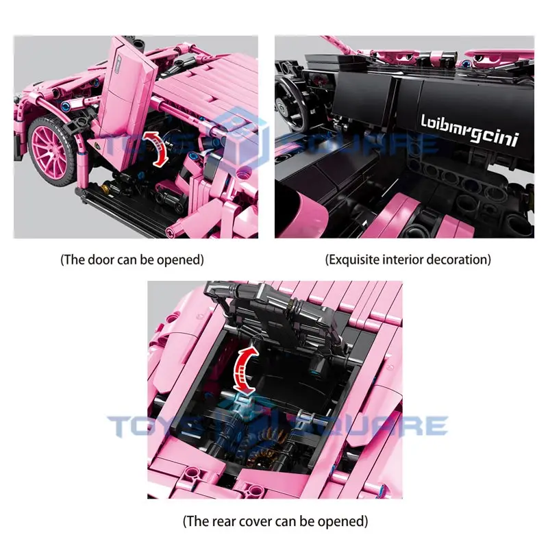 

The Centennial Famous Car Remote Control Model Building Blocks With Super Racing Action Figure Bricks Set Gifts Educational Toys