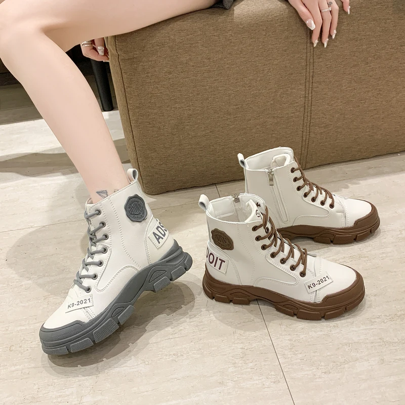 

Women Winter Snow Boots 2020 New Fashion Style High-top Shoes Casual Woman Waterproof Warm Woman Female High Quality White Black