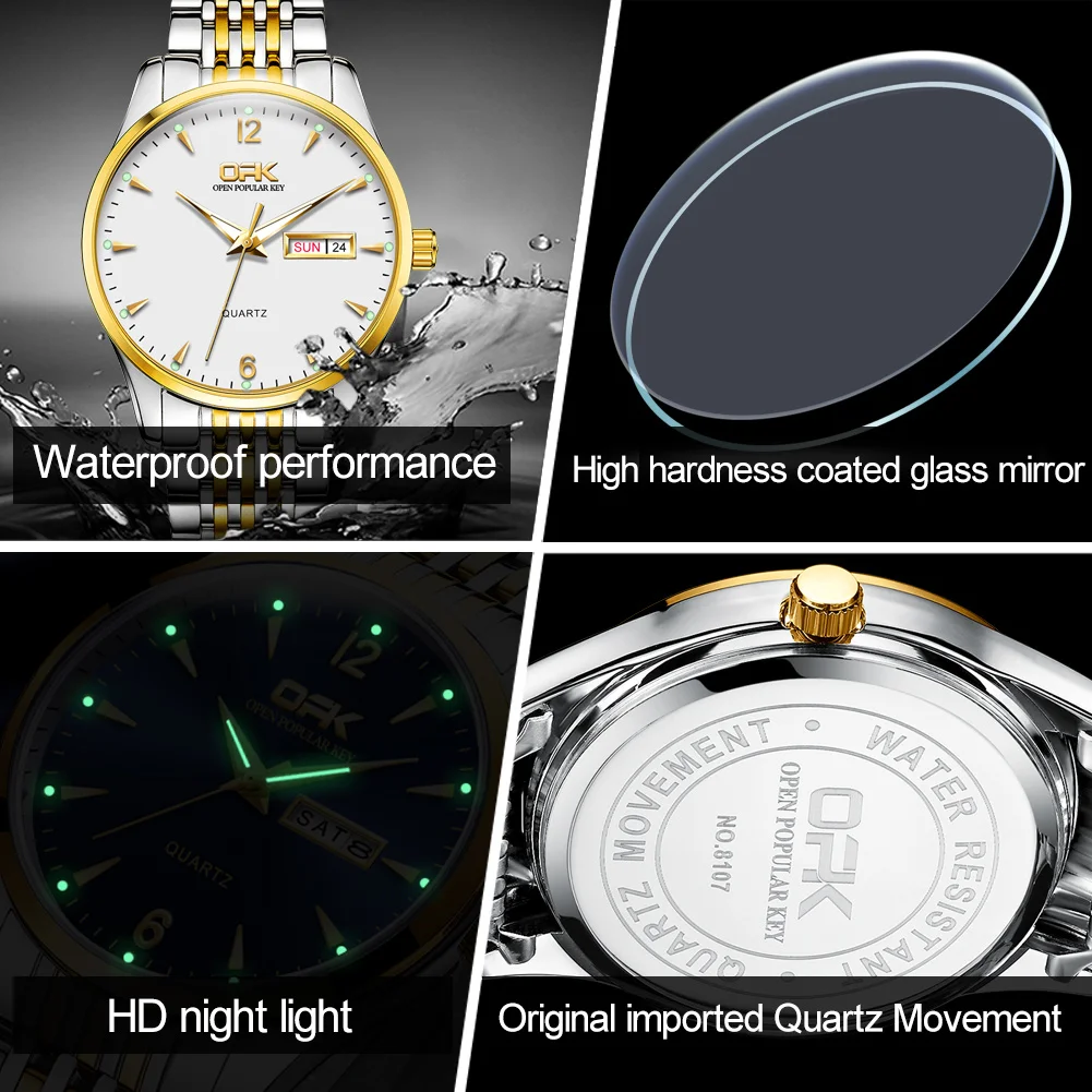 

Men OPK Top Original watches for Fashion waterproof for Business Dress sports digital