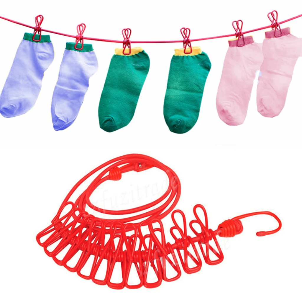 185 см эластичная бельевая верёвка Портативный многофункциональная Прачечная
