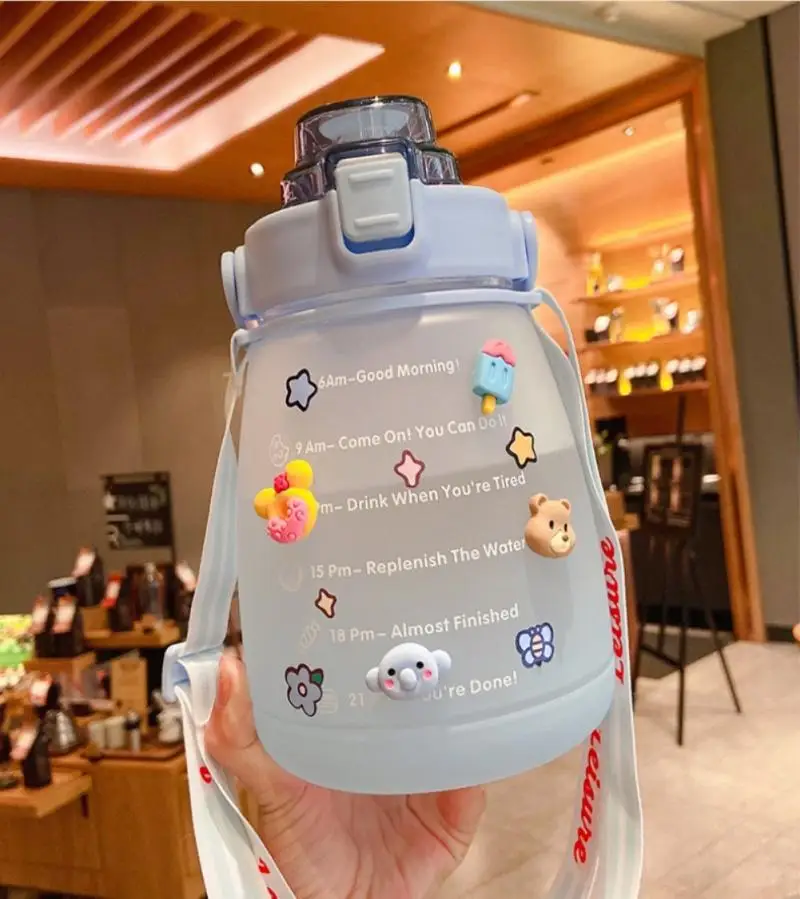 Бутылка Питьевая большой емкости 1 4 л фотография маленького мальчика креативные