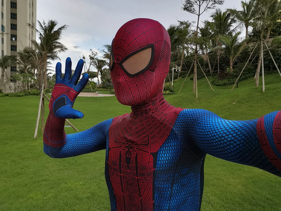 Костюм для косплея из лайкры и спандекса с большими линзами |