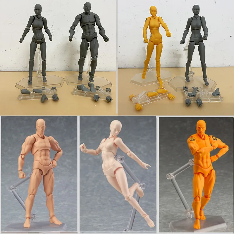 BODY KUN CHAN экшн-фигурка Figma Archetype He She Ferrite Коллекционная модель игрушка с стенд для