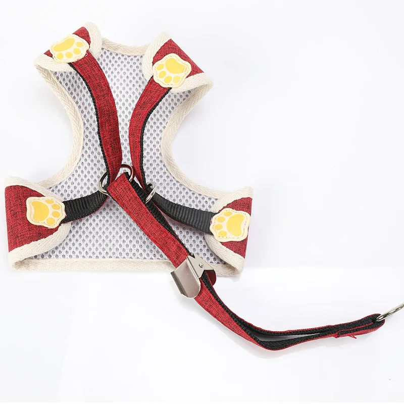 Кота собаки любимчика продукты жилет цветок Стиль приводит поводки