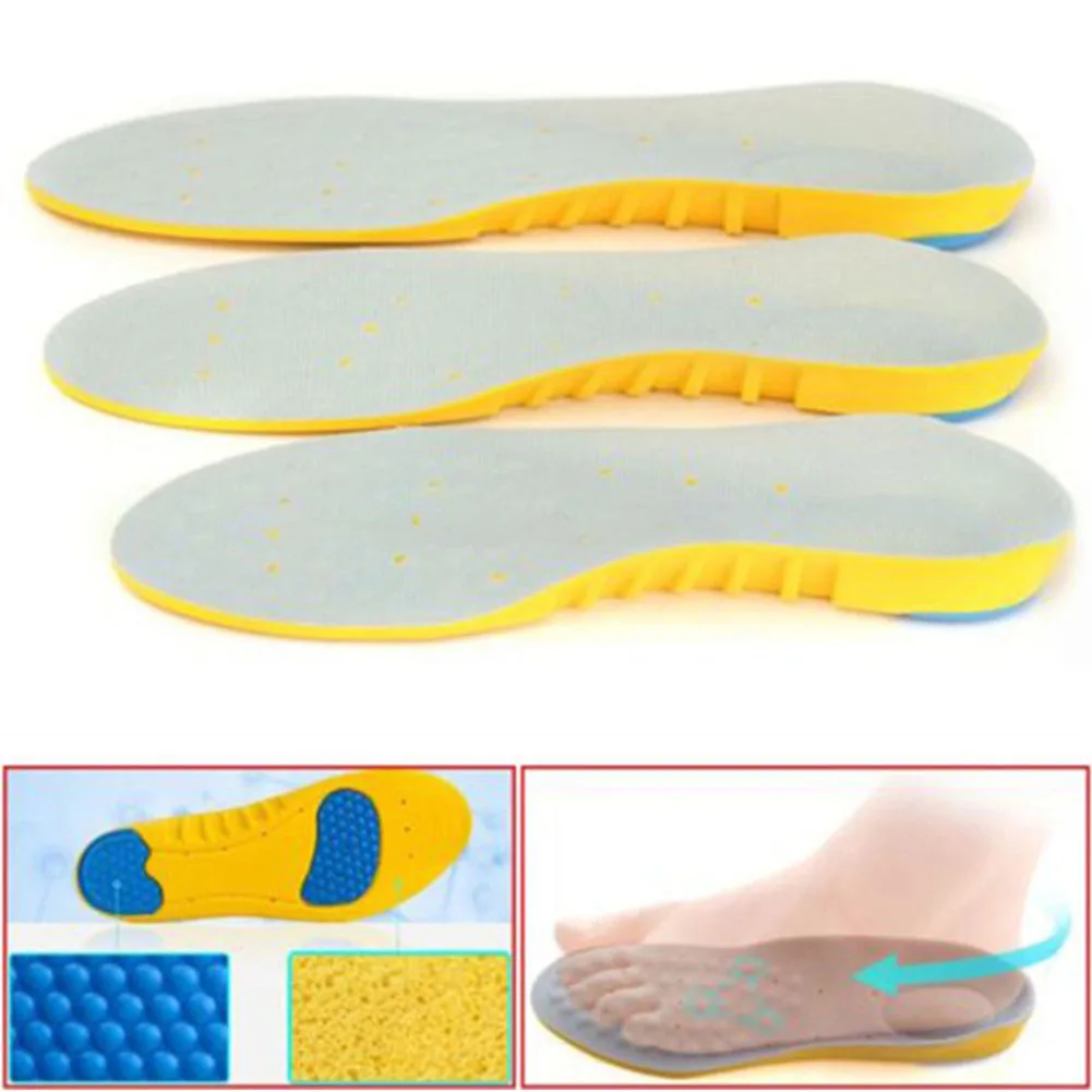 

1pair Soft Foot Massage Breathable Climbing Running Point Pressure Wear Resistant Arch Support Anti Fatigue Sport Insole