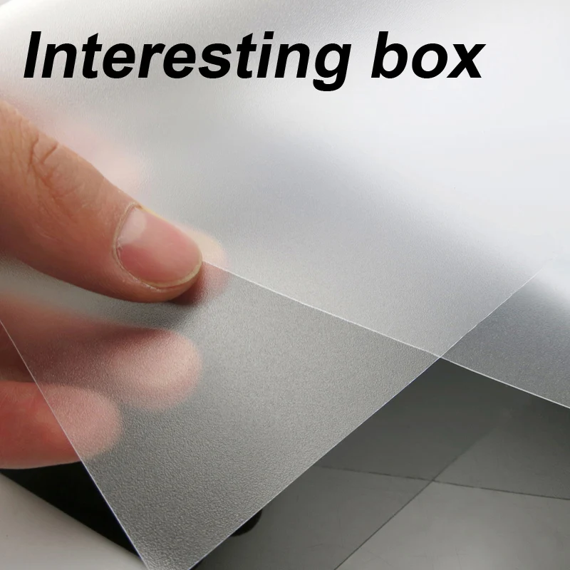 Тонкая пластиковая пластина корпус материал diy большой кусок ПВХ материала