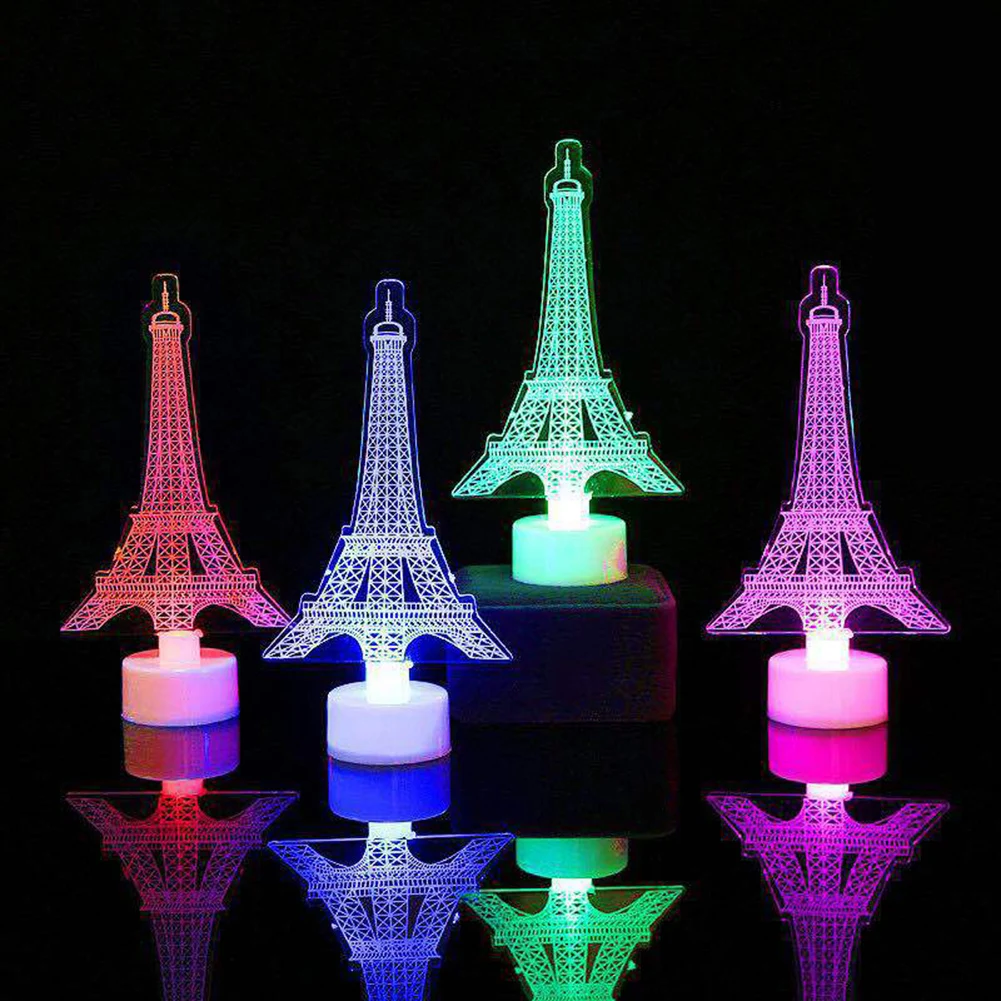 1 шт. Новый разноцветный светодиодный декоративный светильник в виде снеговика