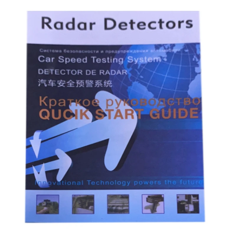 Автомобильный детектор Ra dar Detector P82B английский русский 360 дюйма стандартная