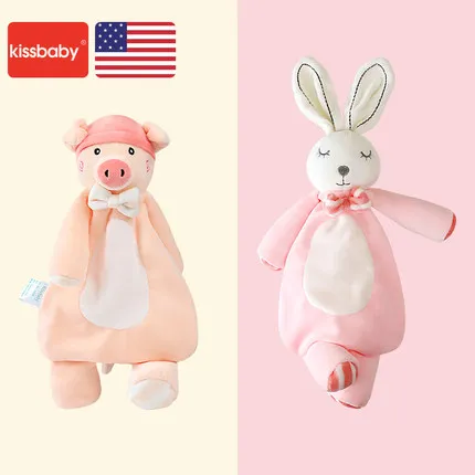 Новые Мягкие Полотенца детские игрушки успокоить спальный животных одеяльце