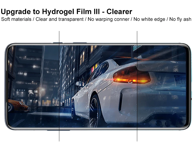 Imak Hydrogel III для Oneplus 7T Pro One Plus 7T Pro, 2 шт., защита для заднего экрана, передняя, задняя, полное покрытие, мягкая защитная пленка
