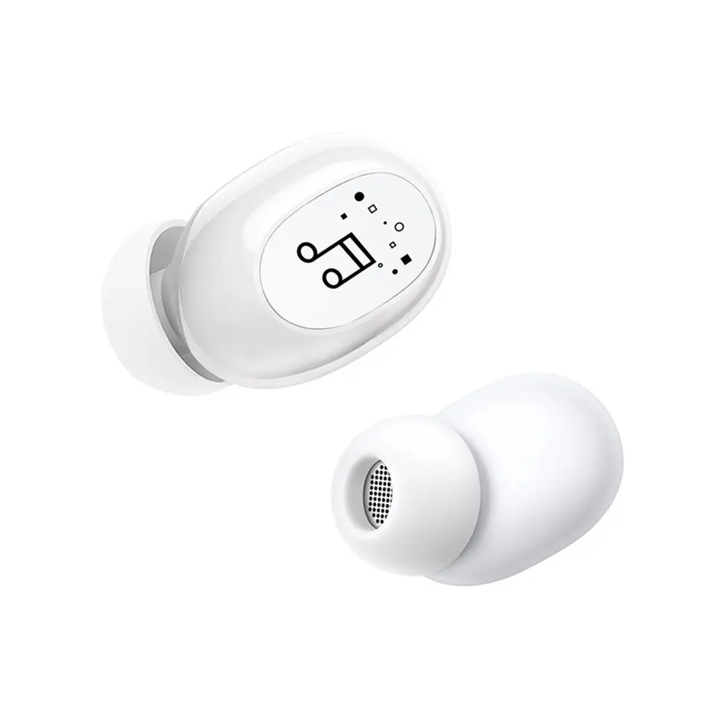 

2021 Invisible Ture Wireless Earphone Noise Cancelling Bluetooth Headphone Handsfree Stereo Headset TWS Earbud With Microphone