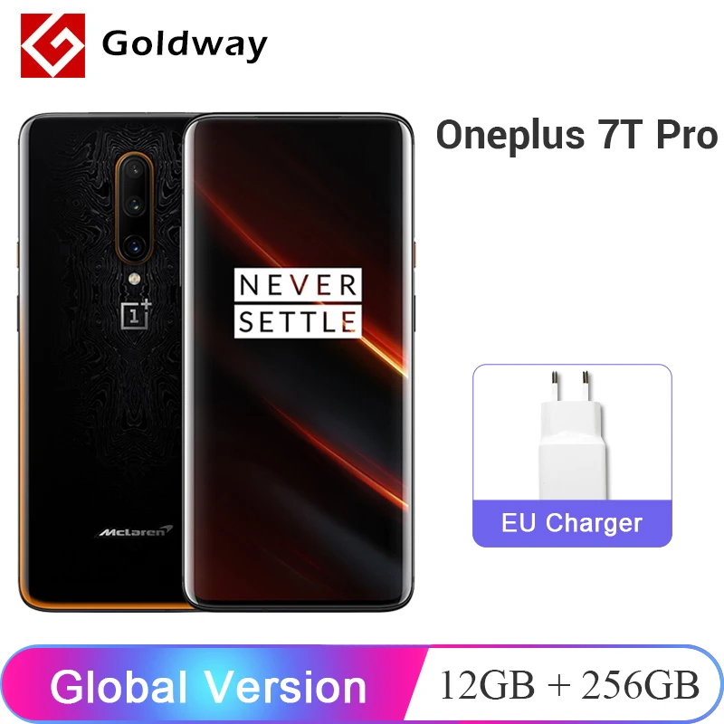 Глобальная версия смартфона OnePlus 7T Pro 12GB 256GB mlaren Snapdragon 855 Plus NFC 6 67 ''жидкий экран 90