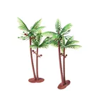 2 шт., аксессуары для кукольного домика, кокосовое дерево