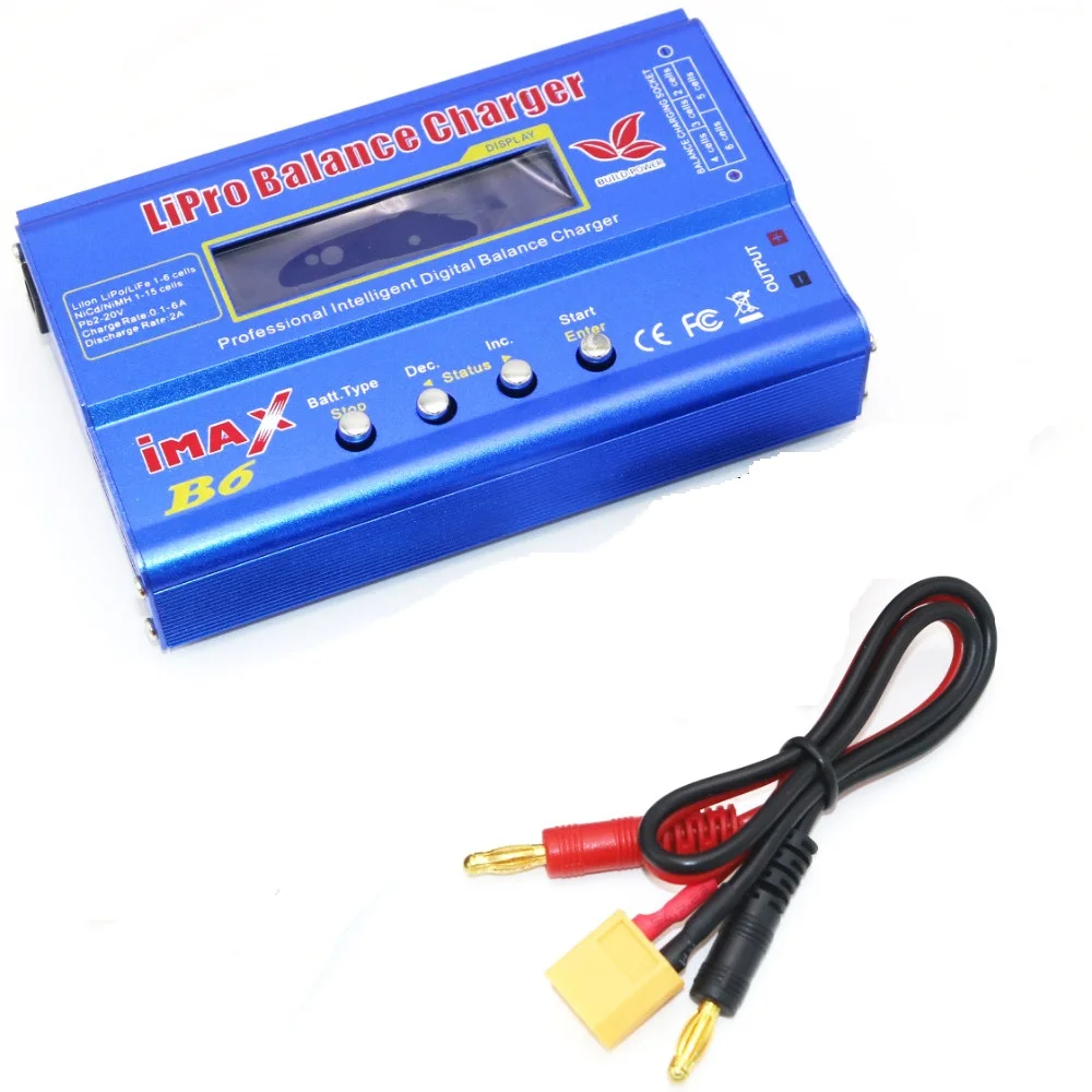 Зарядное устройство IMAX B6 для радиоуправляемых квадрокоптеров и дронов 80 Вт |