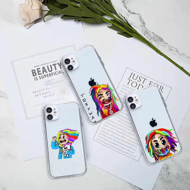 Прозрачный чехол Rapper 6ix9ine для телефона Boy DAY69 iPhone 11 12 8 7 6 6S Plus X 5S SE 2020 XR mini pro XS MAX |