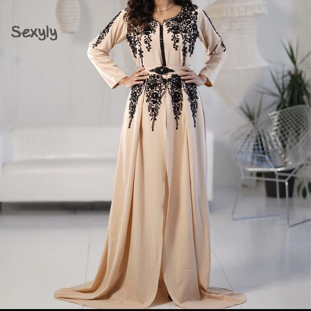 

Женское вечернее платье в арабском и мусульманском стиле с брюками, шифоновое кружевное официальное платье со шлейфом и длинным рукавом дл...